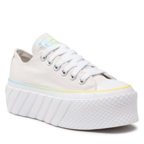 Sneakers Converse Ctas Lift 2x Ox A00559C Pale Putty/White/Baltic Blue