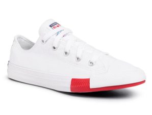 Sneakers Converse Ctas Ox 366993C White/University Red/Black