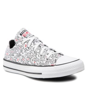 Sneakers Converse Keith Haring Ctas Ox 171860C White/Black/Red